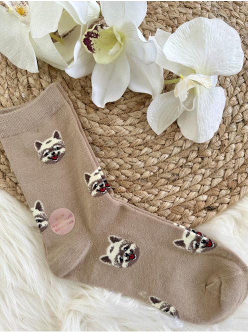 Sosete elastice, pufoase, respirabile, 100% bumbac, fără cusături, cu model. (În mărimile 35-38 și 38-41.)