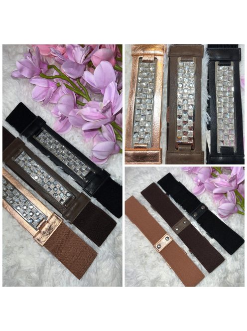 Curea elastică, cu bandă de cauciuc.