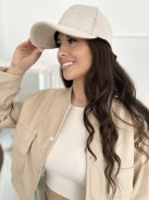 Căciulă de baseball cu efect de catifea, ajustabilă, cu arici.