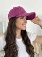 Căciulă de baseball cu efect de catifea, ajustabilă, cu arici.