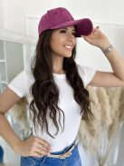 Căciulă de baseball cu efect de catifea, ajustabilă, cu arici.