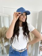 Căciulă de baseball cu efect de catifea, ajustabilă, cu arici.