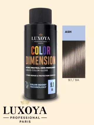   COLOR DIMENSION - Ápoló és ragyogást fokozó hajszínező 9.1/9A - 60ml