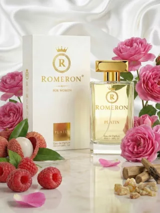 Romeron Platin – Lychee & Rose | Női Eau de Parfum 50 ml