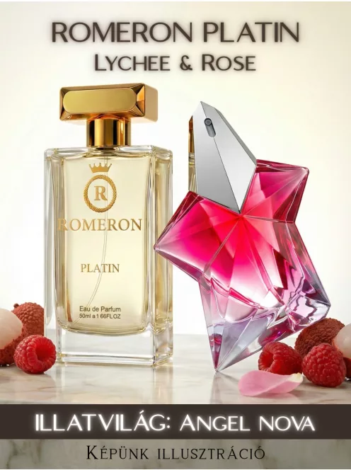 Romeron Platin – Lychee & Rose | Női Eau de Parfum 50 ml
