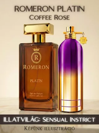 Romeron Platin –  Coffee Rose| Unisex Eau de Parfum 50 ml