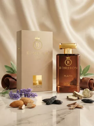Romeron Platin – Rich Leather | Unisex Eau de Parfum 50 ml