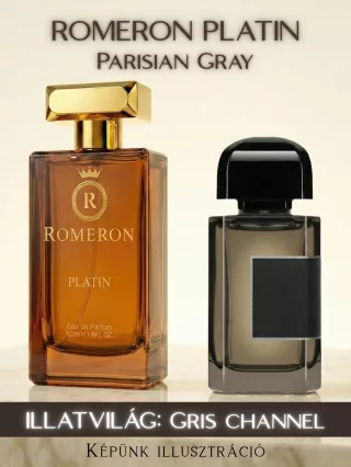  Romeron Platin – Parisian Grey | Unisex Eau de Parfum 50 ml