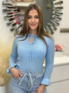 Bluză subțire tricotată