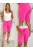 Pantaloni trei sferturi extra elastici, cu buzunare