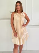 Rochie plisată în linie A