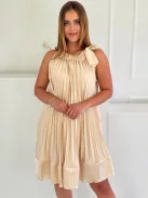 Rochie plisată în linie A