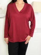Bluză vaporoasă oversize
