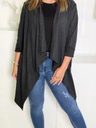 Cardigan cu croi lejer