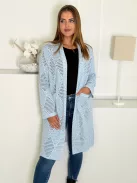 Cardigan croșetat din bumbac