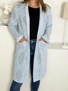 Cardigan croșetat din bumbac