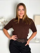Bluză moale tricotată