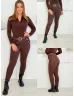 Pantaloni eleganți cu dungă și curea