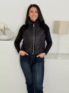 Vestă matlasată cu buzunare