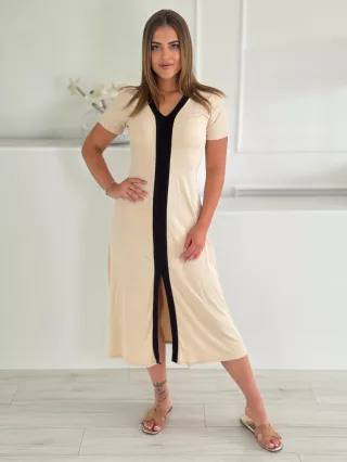 Rochie din material reiat elastic