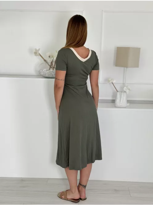 Rochie din material reiat elastic