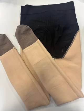   Ciorapi termo, elastici, cu două straturi, groși, modelatori pentru fese. (Recomandăm pentru mărimile S-L.)