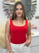 Top premium fără mâneci din lycra