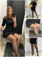 Dres elastic, 20 DEN, cu buline mici.