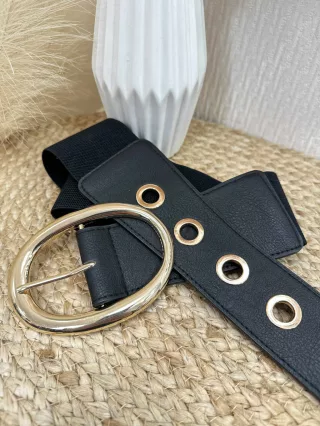 Curea elastică cu cataramă metalică