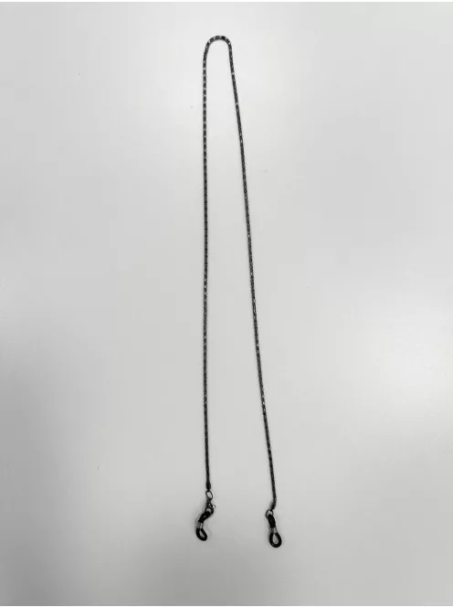 Lanț metalic pentru ochelari, de purtat la gât. Lungime: 58 cm.