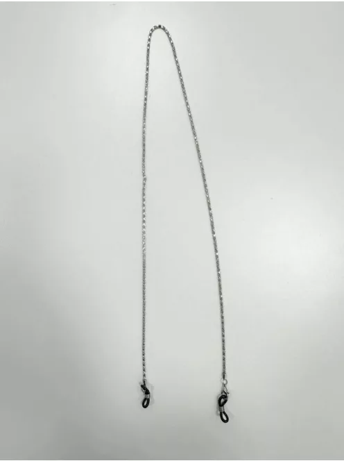 Lanț metalic pentru ochelari, de purtat la gât. Lungime: 58 cm.