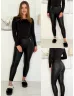 Pantaloni eleganți din piele ecologică