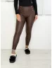Pantaloni eleganți din piele ecologică