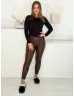 Pantaloni eleganți din piele ecologică