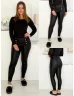 Pantaloni eleganți din piele ecologică