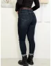 Blugi skinny cu curea