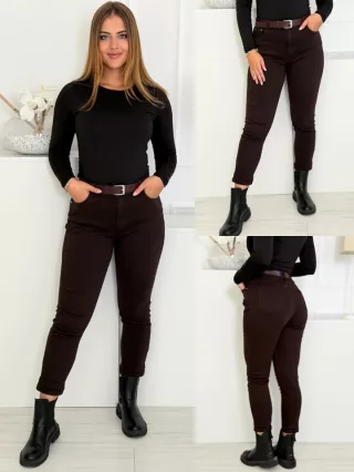 Blugi mom fit cu curea