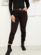 Blugi mom fit cu curea