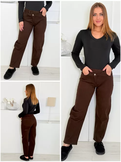 Blugi mom fit eleganți