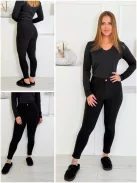 Pantaloni elastici eleganți