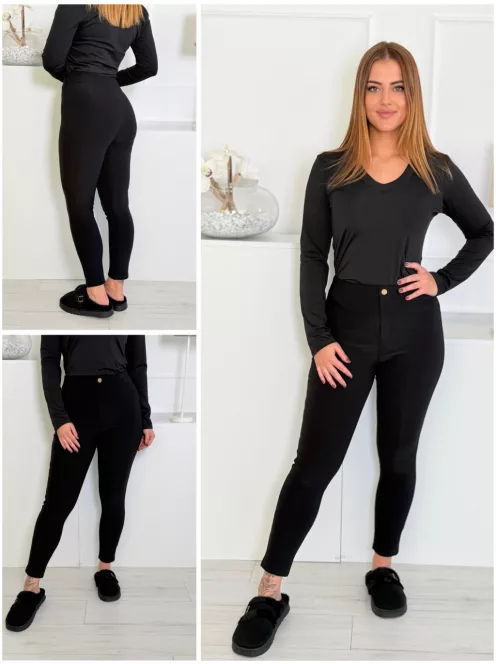 Pantaloni elastici eleganți