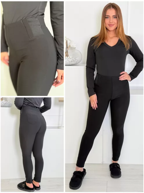 Pantaloni elastici eleganți