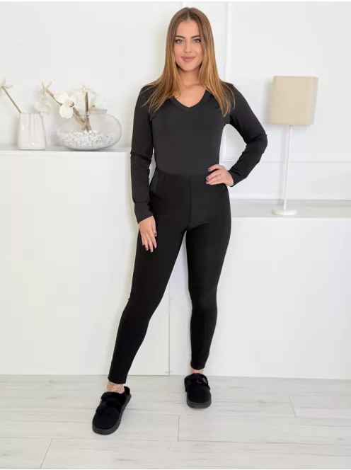 Pantaloni elastici eleganți