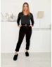 Blugi mom fit cu talie extra înaltă și curea