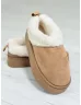 Botine cu aspect de piele întoarsă