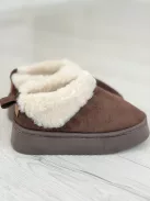Botine cu aspect de piele întoarsă