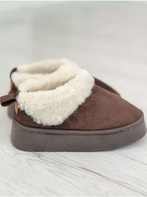 Botine cu aspect de piele întoarsă