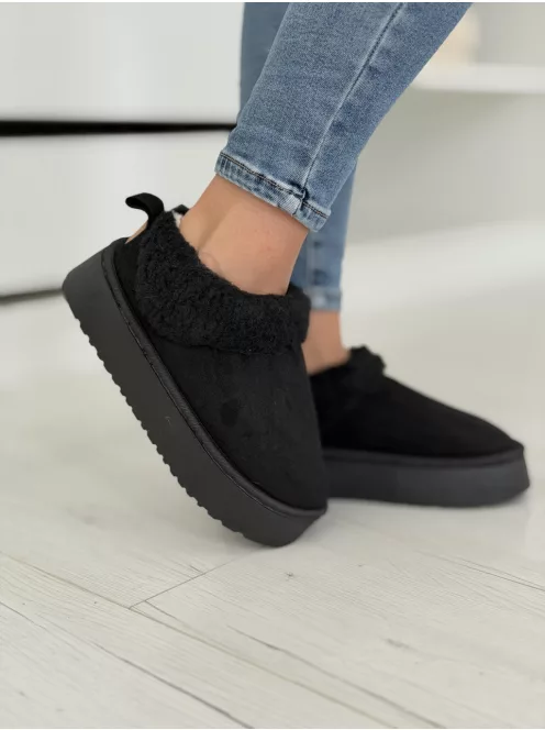 Botine cu aspect de piele întoarsă