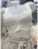   Sutien bralette din dantelă, tăiat cu laser, din microfibră