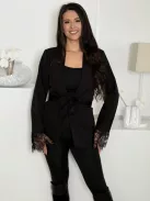 Sacou elegant cu dantelă